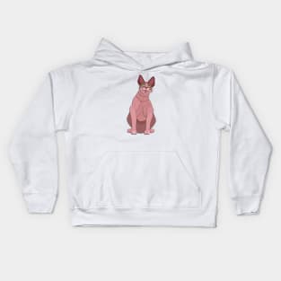 Paper Cut Cats Series! Hairless Cat Kids Hoodie